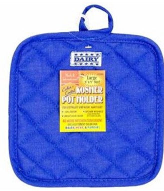 Blue Kosher Pot Holder Mark It