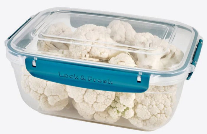 Sealed Container 2.5qt Blue Rectangle Superio