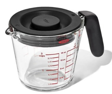 Glass Measuring Cup 2 Cup w/Lid OXO