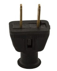 Flat Handle Plug Black Eaton