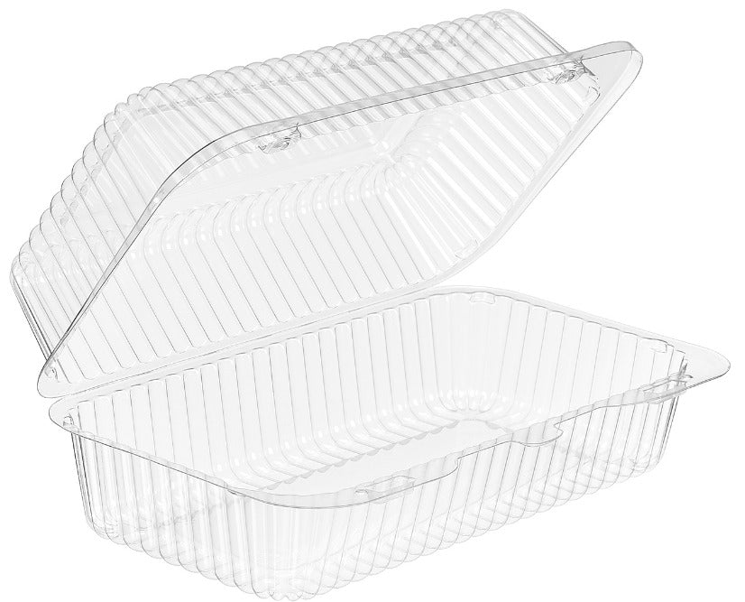 Clear Hinged Loaf-Cake Container Inline