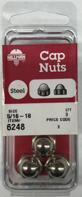 Cap Nuts 5/16-18 Hillman