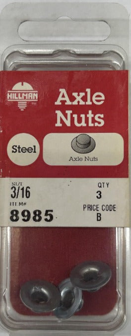 Axle Nuts 3/16 Hillman