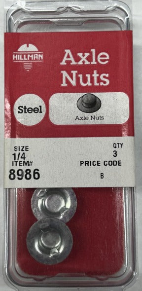 Axle Nuts 1/4 Hillman