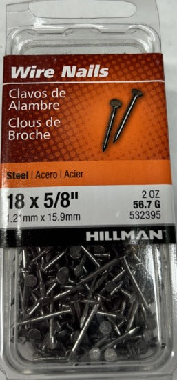 Wire Nails 18x5/8" Hillman