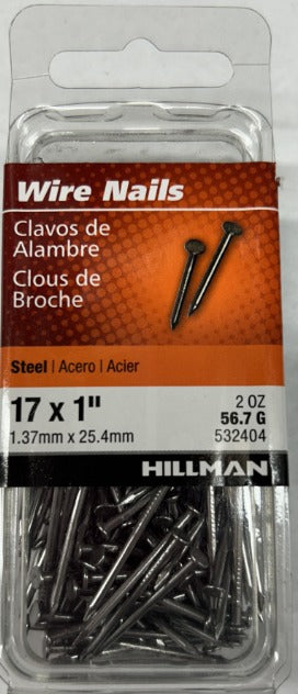 Wire Nails 17x1 hillman