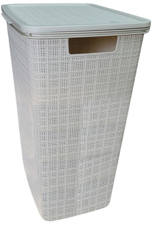 Plastic Hamper Beige YBM