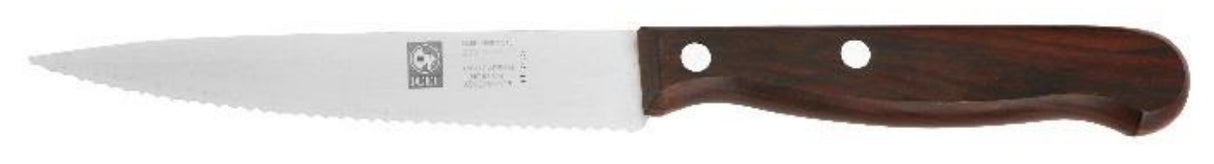 Rosewood Serrated 4" Knife Icel