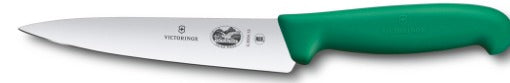 Straight Knife w/Green Handle 6" Victorinox