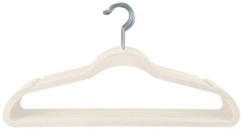 Plastic Hangers Adult Ivory 10PK Quality Hangers