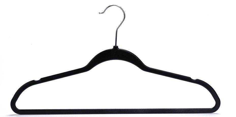 Plastic Hangers Adult Black 10PK Quality Hangers