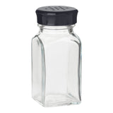Glass Salt and Pepper Shaker | 3.25" | Black | Trudeau