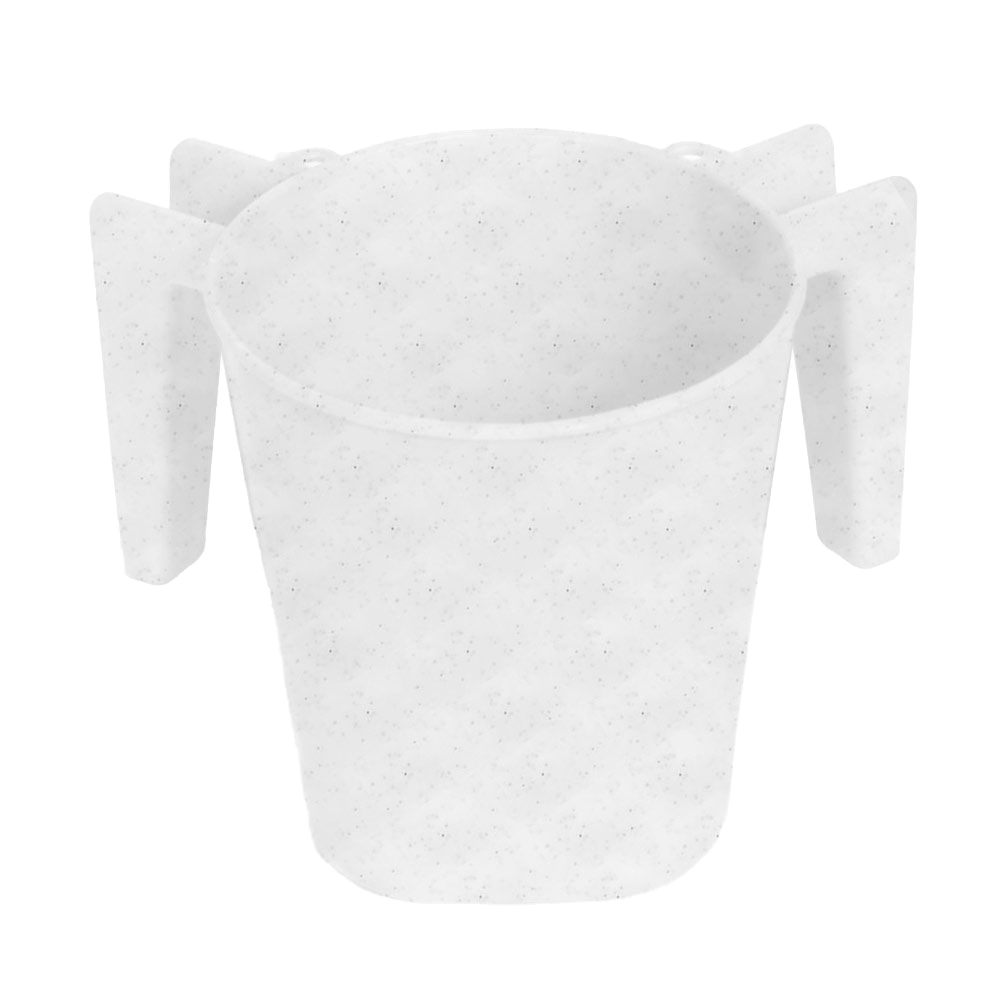 Wash Cup White w/Dots BA156 YBM