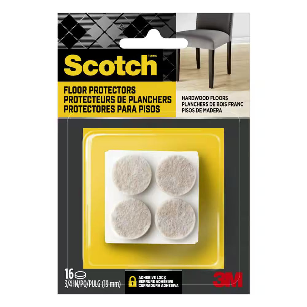 3/4" Round Felt Scotch