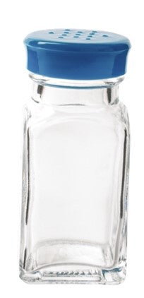 Glass Salt & Pepper Shaker Blue Trudeau