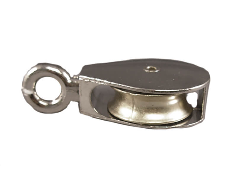 Fixed Eye Pulley Nickel 1-1/2" Baron
