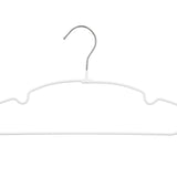 Kids White Metal Hanger PVC 10PK Hardw
