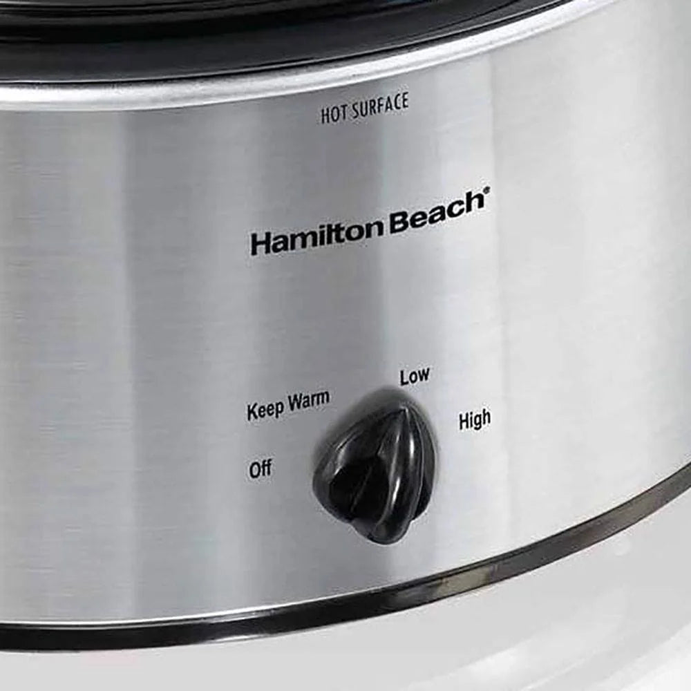 Slow Cooker 5QT Silver Hamilton Beach