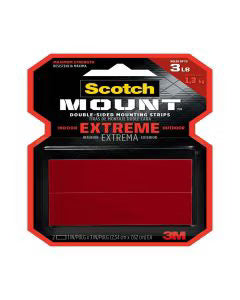 Double Sided Mounting Strips 3LB Scotch