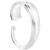 InterDesign Shower Curtain Hooks, Clear, Set of 12