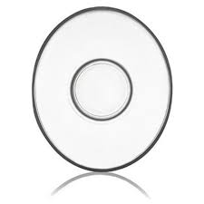 Asena Glass Saucer 4.5" x 3.75" LAV