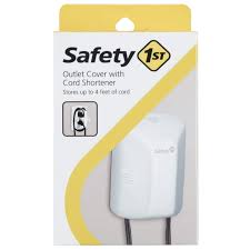 Outlet Cover w/ Cord Shortener Safety 1st