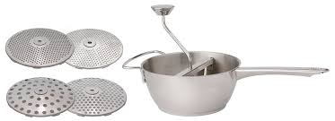 Kitchen Food Mill with 4 Blades | 2QT | HIC