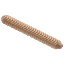 Wooden Dowel Pins 1/4" x 2" Hillman