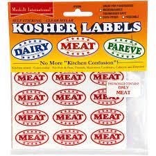 Kosher Labels Meat Mark It