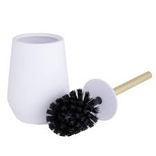 Toilet Bowl Brush White Bath Bliss