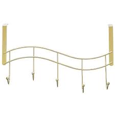 Over The Door Hook Rack Gold