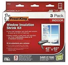 Window Insulation Shrink Kit 42"x62" Frost King
