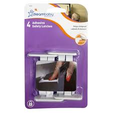 Adhesive Safety Latches Drawers 4PK Dream Baby