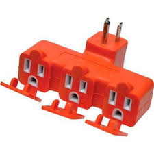 3-Outlet HD Tri-Tap Adapter Go Green