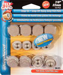Snap On-Snap Off HD Felt Pads 7/8"