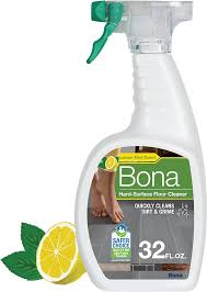 Lemon Mint Scent Hard Surface Floor Cleaner Liquid 32 oz Bona