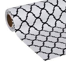 Black Quatrefoil 20" x 6FT Easy Liner Duck