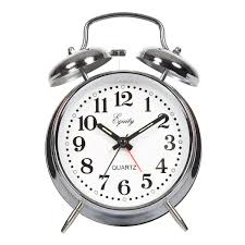 Twinbell Alarm Clock 6.5" Equity