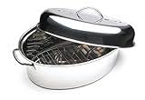 Oval Roaster Stainless Steel 10 qt.
