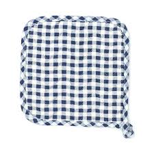 Pot Holder Blue & White