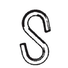 S Hook 1-1/4"