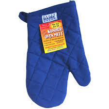 Blue Kosher Oven Mitt Mark It