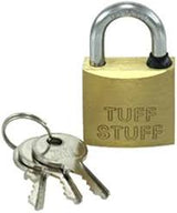 Solid Brass Padlock 1-1/4" Tuff Stuff