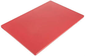 Cutting Board Red 12"x18" Winco