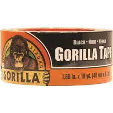 Duct Tape 2"x 10YD Black Gorilla