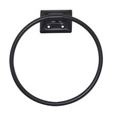 Towel Ring Matte Black Decko