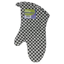 Oven Mitt Black & White