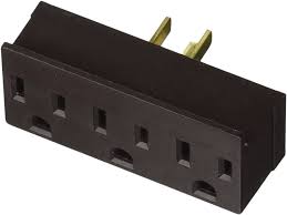 3 Outlet Adapter Brown Eaton