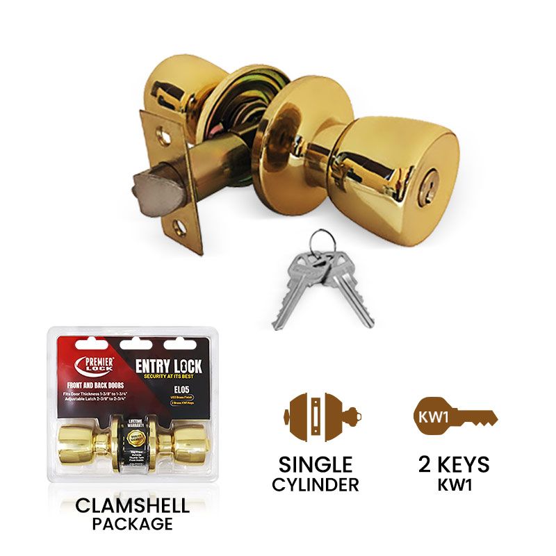 Entry Lock Front & Back Doors Premier Lock