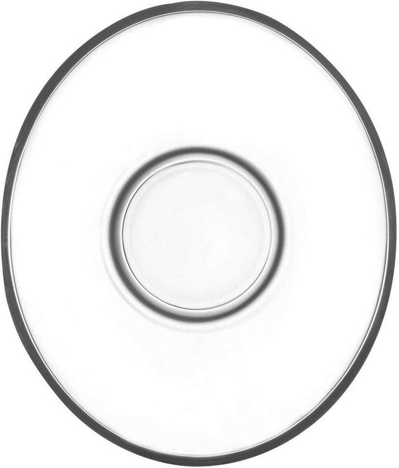 Glass Saucer 4.5" x 3.75" LAV
